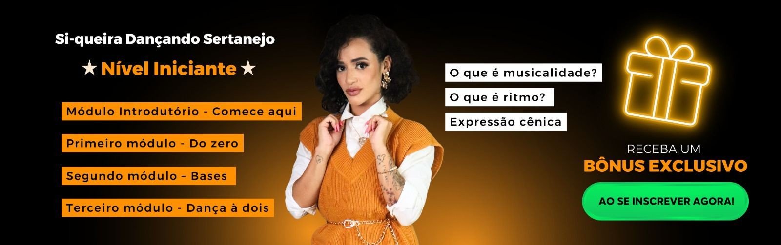 Si-queira Dançando Sertanejo — Nível Iniciante — Bônus Exclusivo